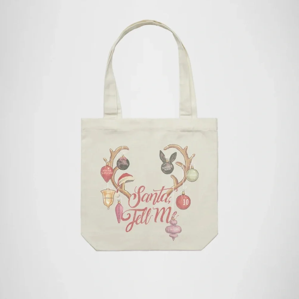 Ariana Grande Tote Santa Tell me.  NEW‎